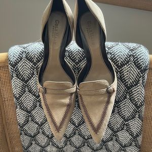 Cole Han Suede heels Camel